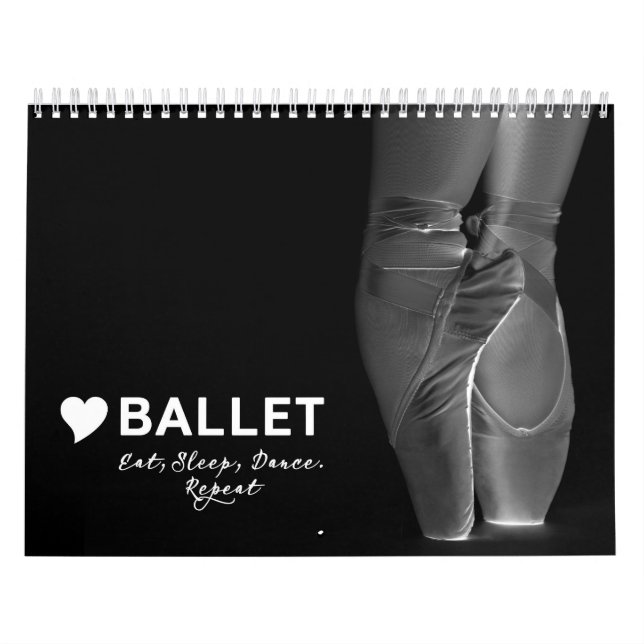 Love Ballet Photo Wall Calendar (Cover)