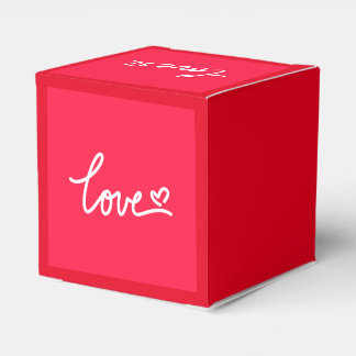 Love Balloons Favor Box