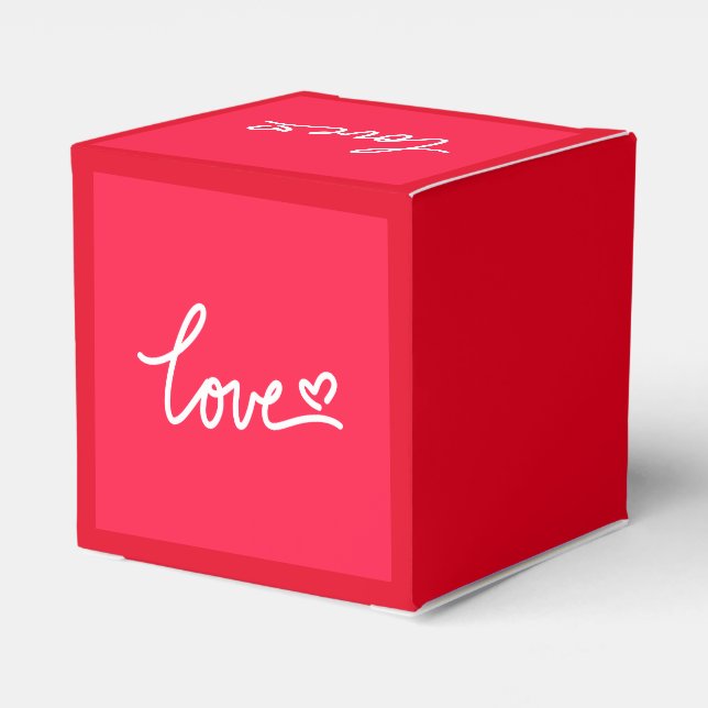 Love Balloons Favor Box (Back Side)