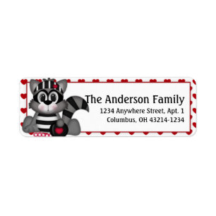 Love Bandit Valentine's Day Address Labels d2