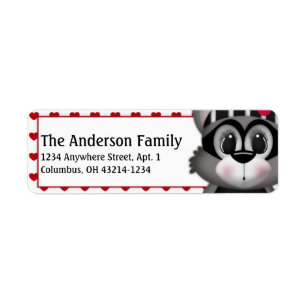 Love Bandit Valentine's Day Address Labels d6