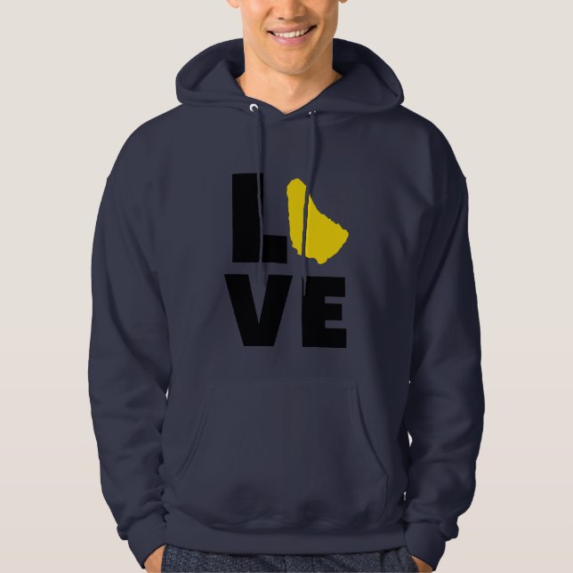 Love Barbados  Hoodie (Front)
