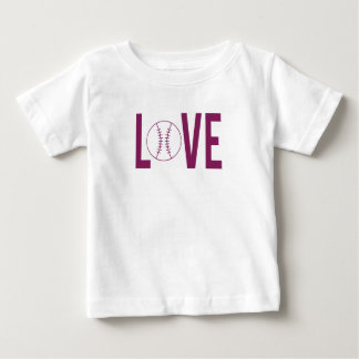 Love Baseball Baby Tee