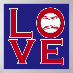 LOVE: Baseball Poster