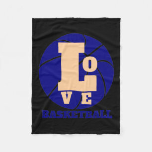 Love Basketball 3  Fleece Blanket