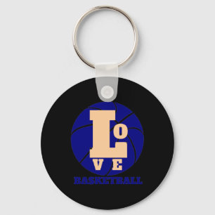 Love Basketball 3  Keychain
