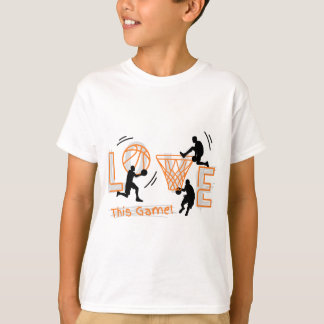 Love Basketball Boys T-shirt blanc