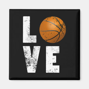 Love Basketball Cool Design For Sport Lovers Magnet