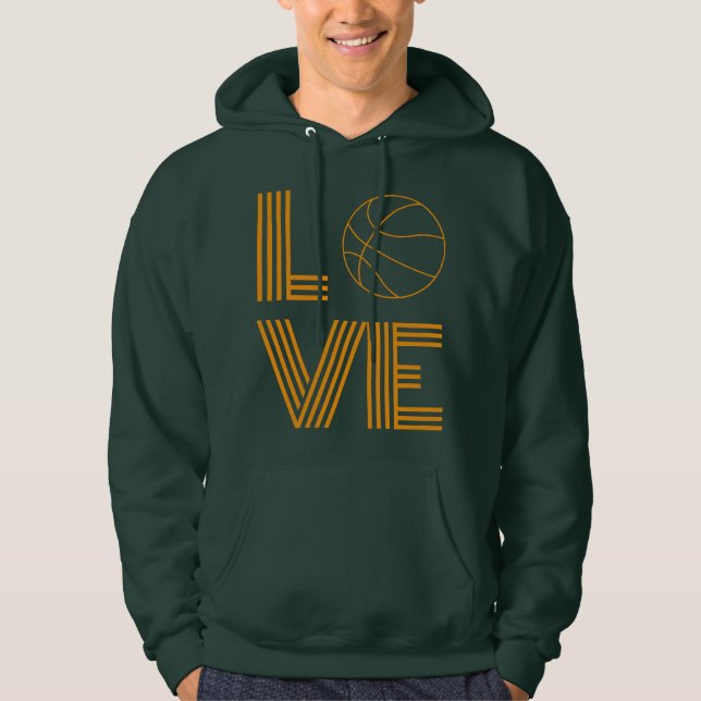 Love Basketball Gift Hoodie (Front)