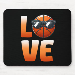 Love Basketball Mouse Pad