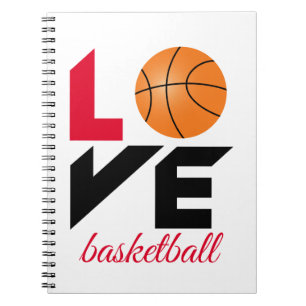 Love basketball notebook