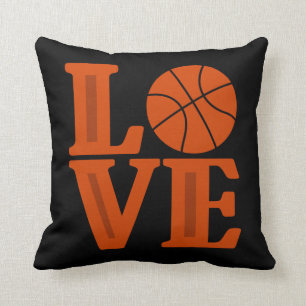 Love Basketball sport plaisir lancer oreiller