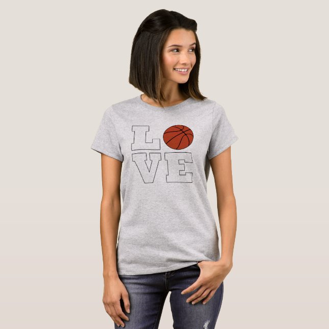 LOVE Basketball Women's Basketball Player T-shirt (Front Full)