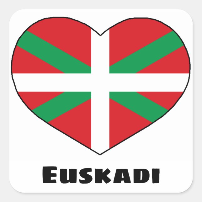 Love Basque Style Sticker (Front)