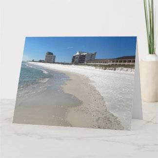 Love beach  card