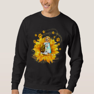 Love Beagle Sunflower For Dog Mothers Day Sweatshirt