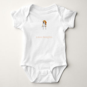 Love Beagles - Beagle Baby Bodysuit