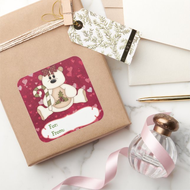 Love Bear Christmas Gift Tag (Gifting)