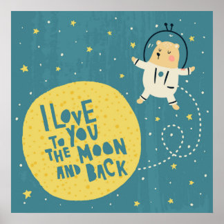 lOVE BEAR poster