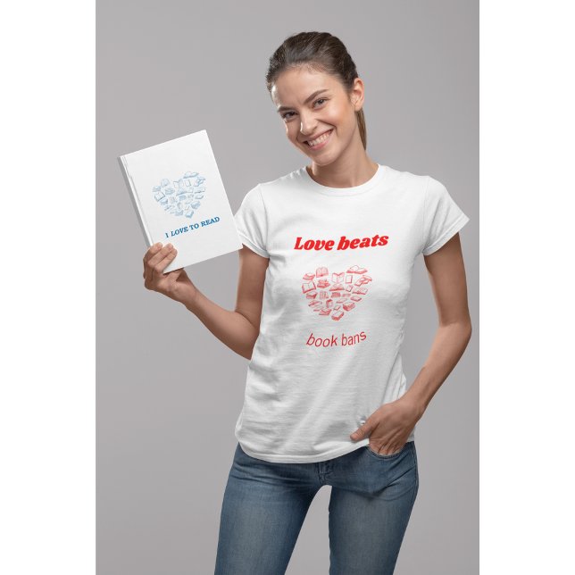 Love beats book bans Tri-Blend shirt (Creator Uploaded)