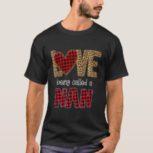 Love Being Called Nan Red Plaid Shirt