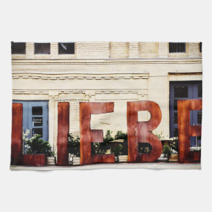 Love Berlin, Germany Travel Souvenir  Kitchen Towel