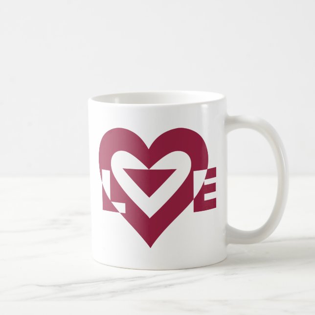 Love Berry Purple Coffee Mug (Right)