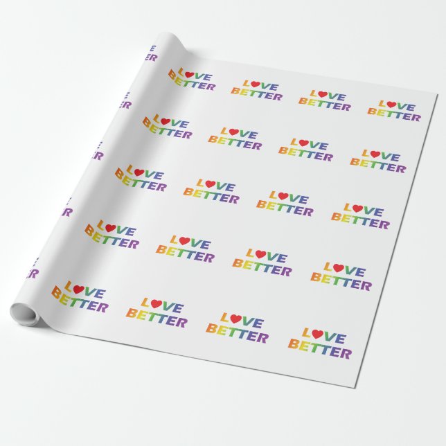 Love Better Wrapping Paper (Unrolled)