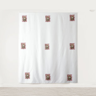 Love Beyond Time – Skeleton Embrace Art Tapestry