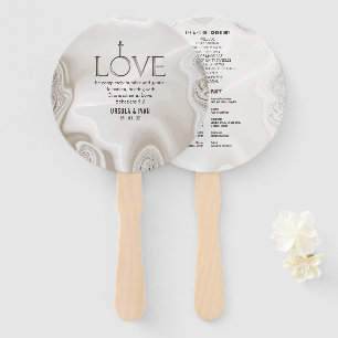 Love Bible Scripture Verse Ephesians 4:2 Hand Fan