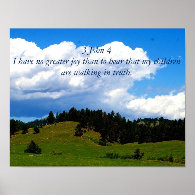 Love Bible Verse-children Poster (Front)