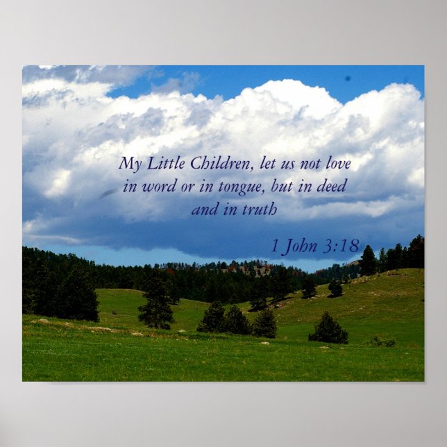 Love Bible Verse Poster (Front)