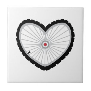 Love Bicycle Tile