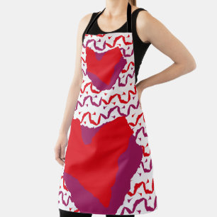 Love.Big heart/Corazon Grande love by Masanser pix Apron