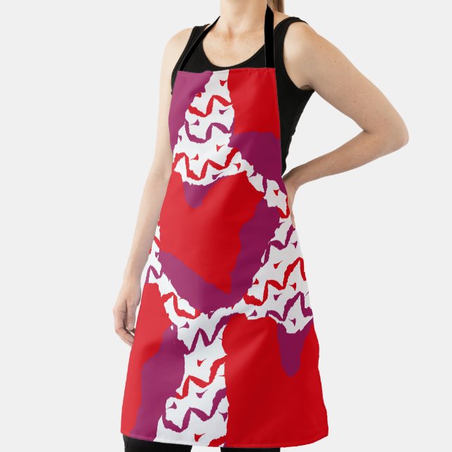 Love.Big heart/Corazon Grande love by Masanser pix Apron (Insitu)