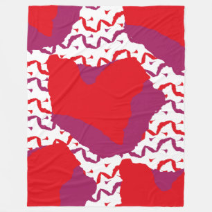 Love.Big heart/Corazon Grande love by Masanser pix Fleece Blanket