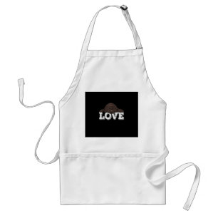 LOVE Big Newfie Dog Special Dog Owner Gift Standard Apron