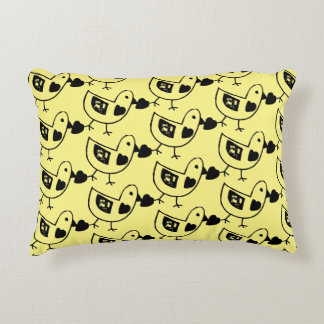 Love Bird and Jumping Jack Designs Accent Pillow