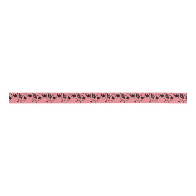 Love Bird Grosgrain Ribbon (Front)