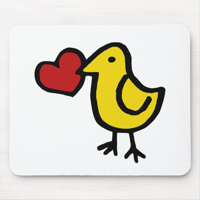 Love Bird Mouse Pad (Front)