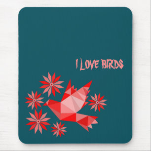 LOVE BIRD MOUSE PAD