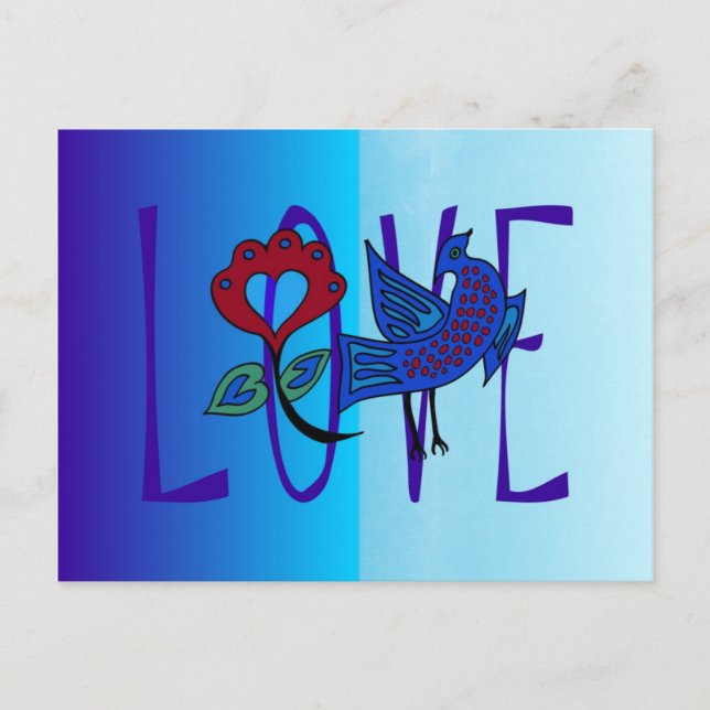Love Bird Postcard (Front)