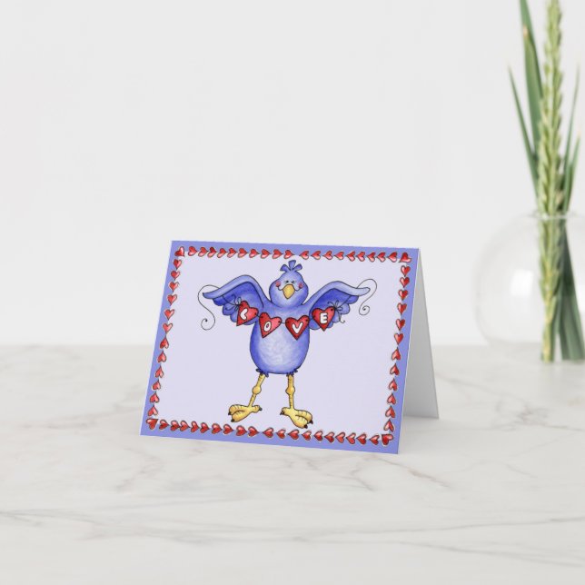 Love Bird - Valentine Card (Front)