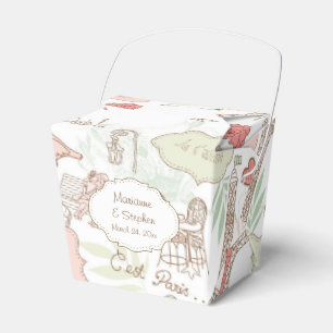 Love Birds Bird Cage Lovers in Paris Eiffel Tower Favor Box