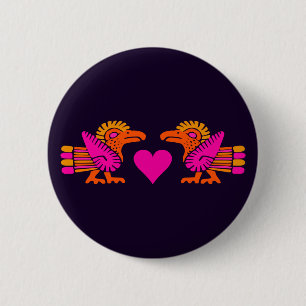 Love Birds button - customizable