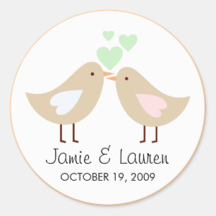 Love Birds Custom Wedding Seal