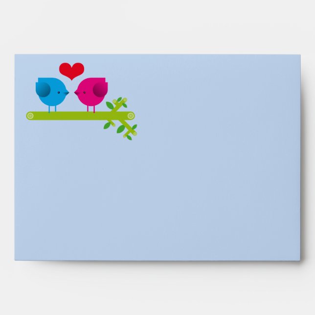 Love birds envelopes (Front)