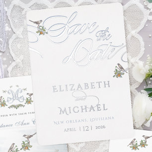 Love Birds Foil Save The Date