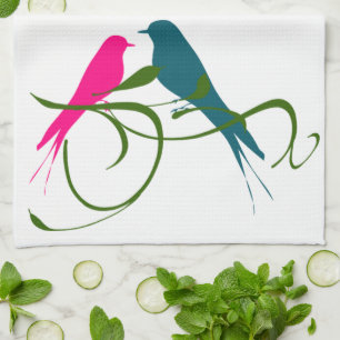 Love Birds Kitchen Towel
