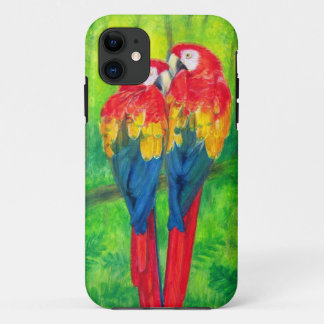 Love Birds- Macaw Parrots iPhone 5 Case